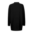thumbnail image 6 of Fiaer,Quarter Zip Pullover Women,Women's Plus Size Long Sleeve Sweatshirts,Womens Tops Loose Fit Casual Trendy with Pocket Black M, 6 of 9