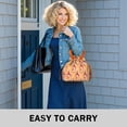 thumbnail image 6 of Orange Flaming Footballs Pattern Drawstring Lunch Bag Women - Drawstring Lunch Bag Insulated for Work Office - Stain-Resistant Large Lunchbags for Women with Multi-Pockets, 6 of 6