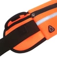 thumbnail image 4 of Wrapables Adjustable Neoprene Running Belt, Waterproof Fanny Pack, Workout Pouch for Running Jogging Hiking, Orange, 4 of 8