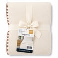 thumbnail image 4 of Mainstays Super Soft Fleece Bed Blanket, Vanilla Dream, Full/Queen Size, 4 of 4