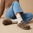 thumbnail image 4 of Cushionaire Blain Genuine Suede Clogs for Women | Slip-On Mules with Memory Foam & Oversized Buckle | Non-Slip Comfort Clogs & Mules Shoes for Women, 4 of 21