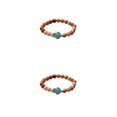 thumbnail image 2 of Sonducket Sea Turtle Bracelet Adjustable Turquoise Jewelry Beads Natural Crystals and Buddha Friendship Gemstones Bracelets Stone Agate Type4 NO4, 2 of 6