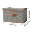 thumbnail image 3 of SLYNSHome Household Wardrobe Storage Box Clothes And Miscellaneous Items Sorting Storage Box Oxford Cloth Foldable Storage Box, 3 of 4