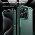 thumbnail image 5 of JETech Case for iPhone 15 Pro 6.1-Inch, Heavy Duty Dual-Layer Rugged Protection, Shockproof Protective Tough Phone Cover with Matte Back (Midnight Green), 5 of 6