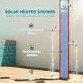 thumbnail image 4 of Outsunny 9.2 Gallon Slolar Heated Outdoor Shower with 2 Shower Heads, 4 of 10