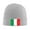 Gray, variant on Italian Flag Beanie Hat Knit Hat Skull Cap for Men Women Winter Hat Black