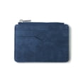 thumbnail image 1 of Billetera corta de cuero mate para hombre, tarjetero de tela esmerilada multitarjeta Retro, nuevo monedero minimalista, monedas transparentes Deng Xun unisex, 1 of 2