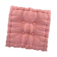 thumbnail image 2 of Cojín cuadrado con forma de galleta, sencillo, para sofá, oficina y sala de estar. Rosa, 2 of 7