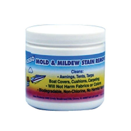 IOSSO Mold and Mildew Stain Remover - 12oz (Best Marine Mildew Stain Remover)