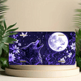 thumbnail image 6 of 1 Pcs 2D Flat License Plate Covers & Frames, Wolf Howling For Decorative Front, Waterproof For Decoration Aluminum License Plate Covers & Frames Cover For Men Women, 12" X 6", 6 of 7