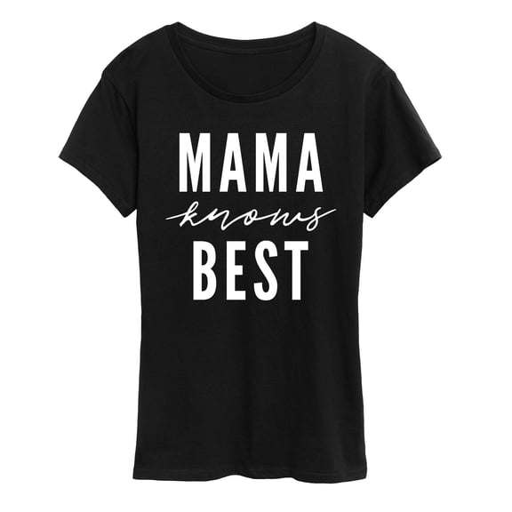 Instant Message - Mama Knows Best Short Sleeve Graphic T-Shirt