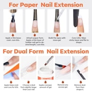 modelones Builder Nail Gel, 10-in-One Builder Clear Hard Gel 2oz, High Thickness for Extension Apex Building Sculpting Overlays Home Salon LED Cured