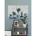 thumbnail image 6 of Marmont Hill Blue and White Succulent Pots Canvas Wall Art, 12" x 18", 6 of 7