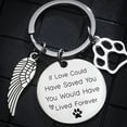 thumbnail image 4 of In Memory of Dog Cat Keychain Loss of Dog Sympathy Remembrance Gift Bereaved Pets Gift Dog Keychain Memorial Keepsakes Bereavement Gifts for Loss of Pet Cat Keyring, 4 of 6