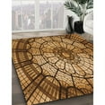 thumbnail image 3 of Ahgly Company Machine Washable Indoor Rectangle Transitional Red Brown Area Rugs, 5' x 8', 3 of 7