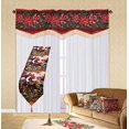 thumbnail image 2 of Violet Linen Decorative Christmas Tapestry Throw Pillow, 18" x 18", Teddy Bears Design, 2 of 2