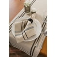 thumbnail image 2 of DII 14x108" Modern Cotton French Stripe Table Runner in Beige/Black, 2 of 6