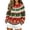 Deep Red_01, variant on Womens Christmas Sweater Crew Neck Long Sleeve Knit Pullover Loose Fit Casual Vintage Xmas Reindeer Pattern Winter Knitwear Blue XXL