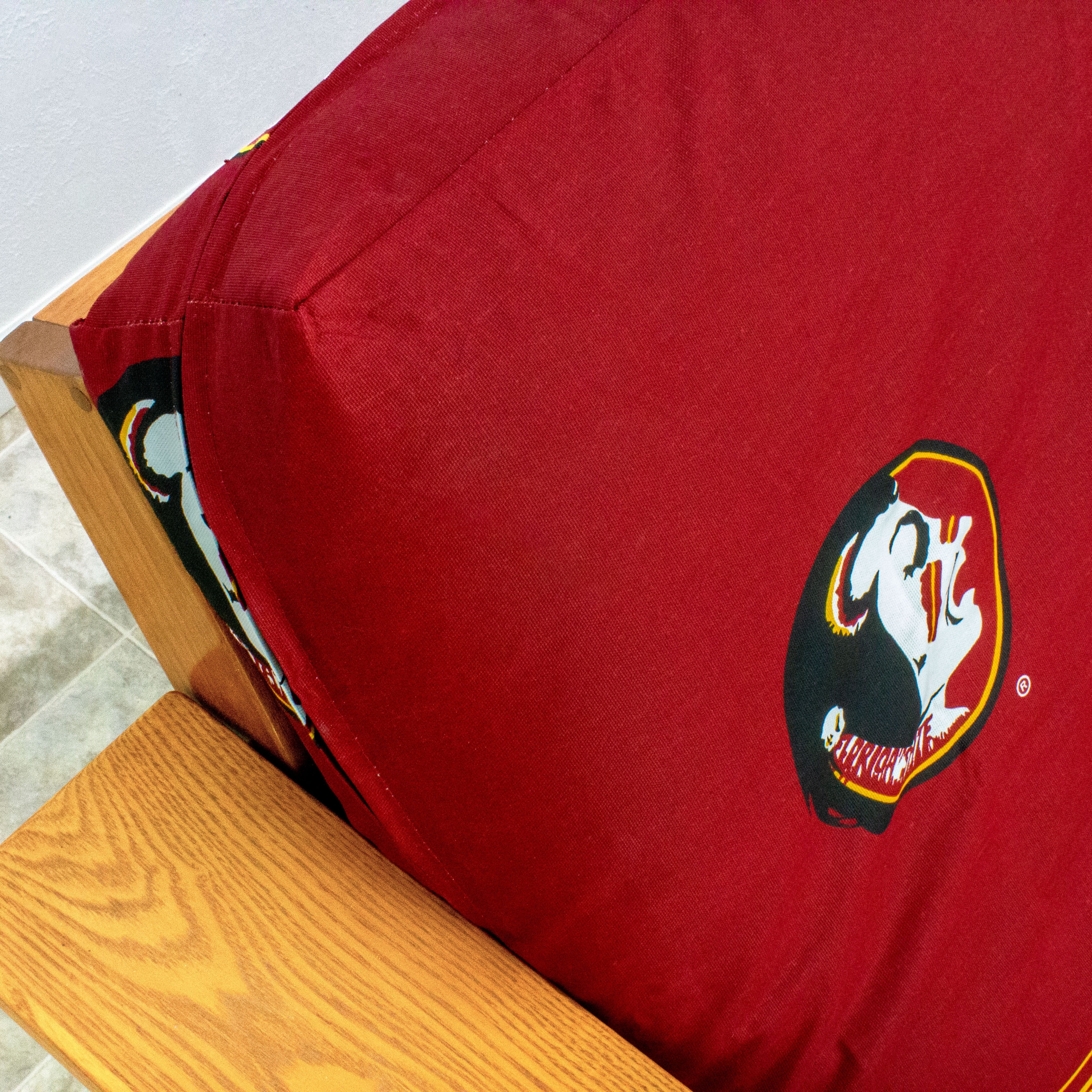 Florida State Seminoles Futon Cover - Full size fits 6 and 8 inch mats