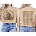 thumbnail image 2 of Lainey Wilson Whirlwind World Tour Derby Natural Tshirt Goldengate, 2 of 5