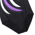 thumbnail image 3 of Girls Embroidery Gymnastics Leotard Long Sleeve Purple Ballet Dance Clothes, 3 of 5