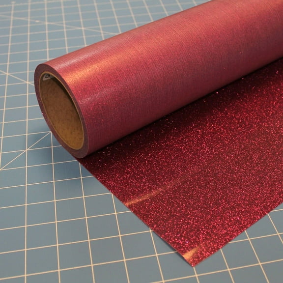 Hot Pink Glitterflex Ultra 19.5" x 3' Roll Glitter, Heat Transfer Vinyl, HTV