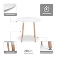 thumbnail image 4 of Mid Century Modern 32" Round Bistro Table, 4 of 17