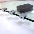 thumbnail image 2 of MasteelfCA 8pcs Square Adjustable Glass Clip Glass Support Clip Bracket Glass Clamp Bracket, 2 of 7