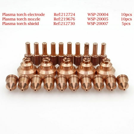 

25pcs 212724 219676 212730 Plasma Cutter Electrode For Miller ICE - 60t/80t