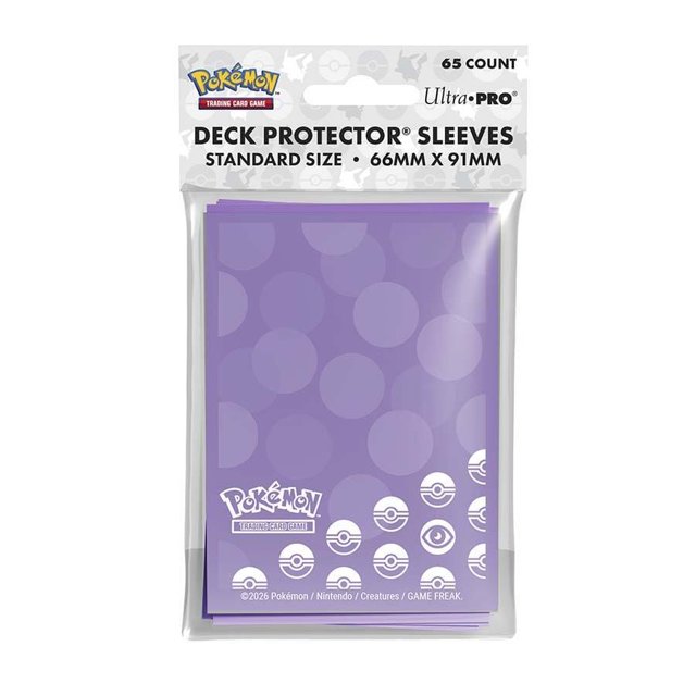 Ultra Pro: Pokemon - 65-Pack Deck Protector: Energy - Psychic Type - Card Sleeves