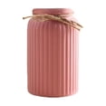thumbnail image 2 of Coffee Table DecorforLiving Room Farmhouse Shelf Decor Ceramic Flower VasewithJute Twine Modern Decorative VaseforFloral Arrangements Blush Pink Single Piece, 2 of 3