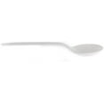 thumbnail image 3 of Disposable Plastic Cutlery Spoons (50 Count) - White Disposable Plastic Spoons Medium Weight - Great for Soups, Kitchen, Office, Togo, Lunch, Cafeterias, Restaurants by EcoQuality, 3 of 5