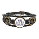 thumbnail image 1 of 14 de febrero amor cito handwrite Pulsera marina tejida en cuero, 1 of 4
