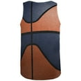 thumbnail image 2 of Championship Basketball Orange & Navy All Over Mens Tank Top Multi LG, 2 of 2