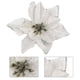 thumbnail image 5 of Inteprter Paño árbol de navidad decorativo flor falsa desmontable brillante parque boda simulación artificial festival flores plata Kits de decoración para fiestas Plata Inteprter JR1170-03, 5 of 6