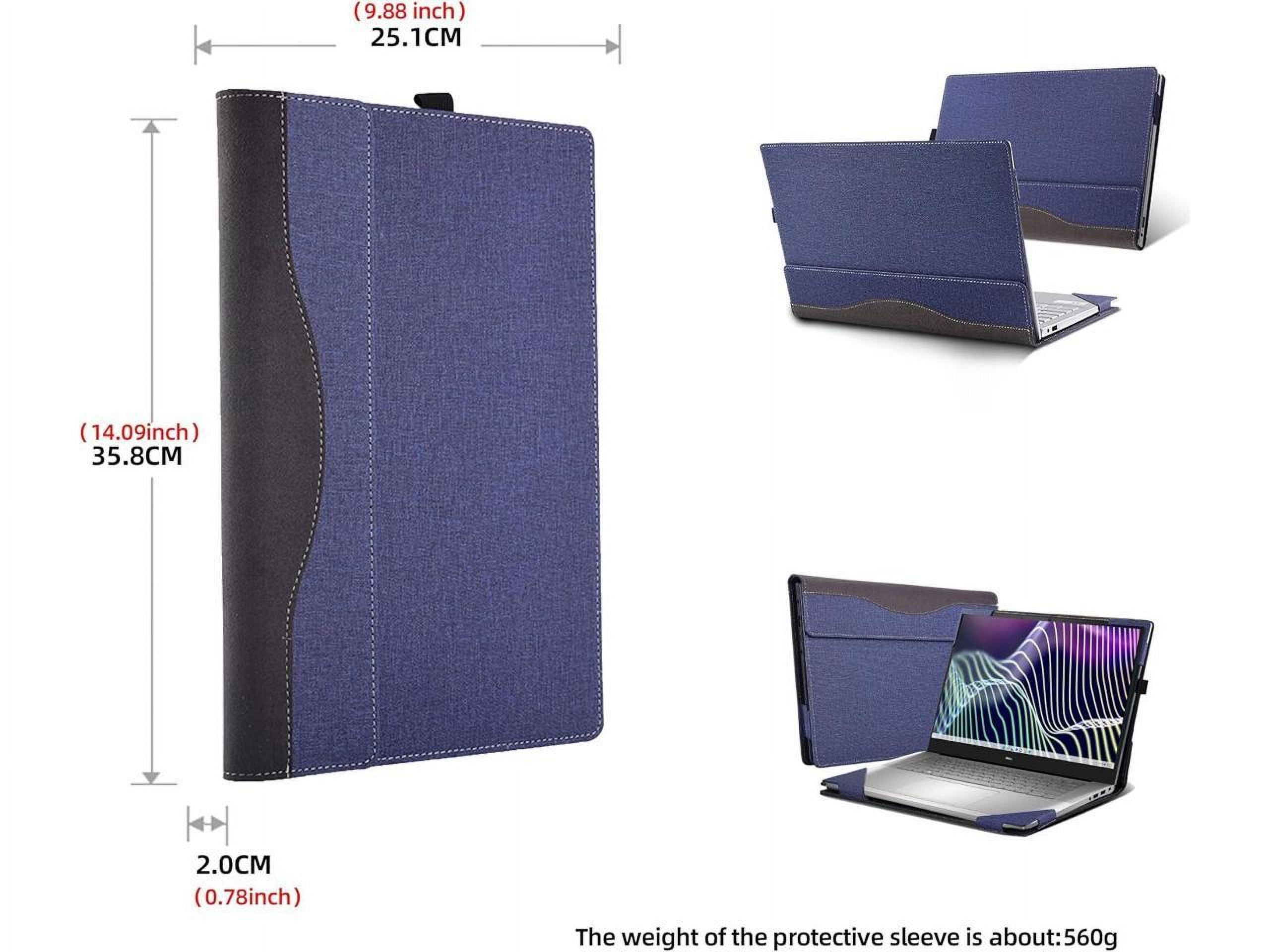 Laptop Case for 16 inch Dell Latitude 7000 7640 Laptop (2023) | Latitude 7650 Laptop16" Notebook Laptop PU Leather Detachable Protective Cover with Pencil Holder