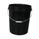 thumbnail image 2 of Cubo multiusos para almacenar pintura con asa. Cubo pintura. Contenedor almacenamiento para pintura, disolventes y recubrimientos. Uso diario. 25L Negro Sin Tapa, 2 of 8