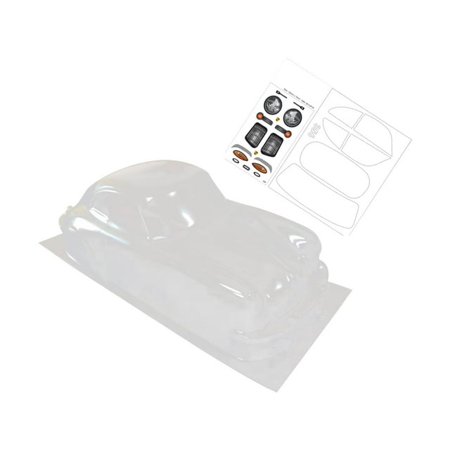 Carcasa de carrocería sin pintar 1:10 RC Flat Sport Car Body Shell fácil de instalar 8,27 pulgadas/210mm distancia entre ejes Body Car Shell para 1/10 Hugo carcasa del cuerpo del coche rc