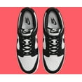 thumbnail image 5 of Zapatos Nike Dunk Low Retro en Blanco y Negro con Cuero y Gamuza, 5 of 5