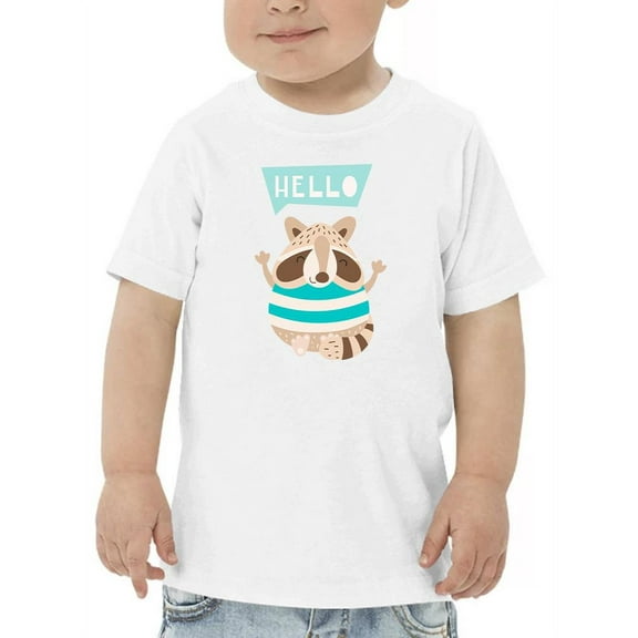 Hello Raccoon! T-Shirt Toddler -Image by Shutterstock, 2 Toddler