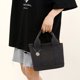 thumbnail image 4 of Bolso Bolsos de lona para mujer, con múltiples bolsillos, para mamá, informales, para el trabajo (negro), 4 of 5