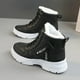 thumbnail image 5 of Zapatos de mujer botas de nieve altas, cálidas y versátiles, zapatos de algodón, zapatos de terciopelo para correr, botas vaqueras, 5 of 5