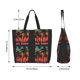 thumbnail image 5 of Balery Go Surfer Bolsa Tote Estilo Estético con Cremalleras, Bolsa de Hombro, Bolsa de Compras Grande y Plegable, 5 of 8