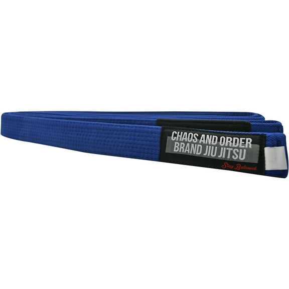 Chaos and Order Premium Jiu-Jitsu Rank Belt - A3 - Blue