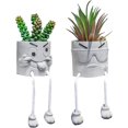 thumbnail image 1 of 2 uds linda planta artificial en maceta falsa planta suculenta decoración de oficina para mujeres encantadoras suculentas decoración para escritorio estante dormitorio sala de estar y oficina De, 1 of 5