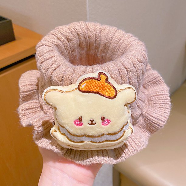 Children's Thickened Warm Neck Autumn and Winter Student Cute Sanrio Wind-proof Neck Set Boys and Girls Cartoon Scarf