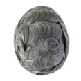 thumbnail image 2 of 8x10in Super Thin Men Toupee 0.02-0.04mm PU Base V Loop All Over Hair Replacement 100% Human Hair System Invisible Hairline Man Wig Trimmable (17), 2 of 7