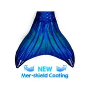 Sun Tail Mermaid Elastic Waistband Ocean Deep Tail Skin Swimsuit ( Child XL)