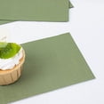 thumbnail image 6 of BalsaCircle 50 Olive Green Plain Soft 2 Ply Dinner Table Cocktail Paper Napkins Party Events Reception Decorations, 6 of 8