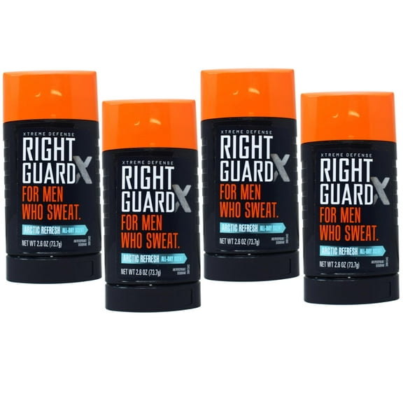 Right Guard Xtreme Defense Arctic Refresh Invisible Solid, 2.6 Ounce (Count of 4)